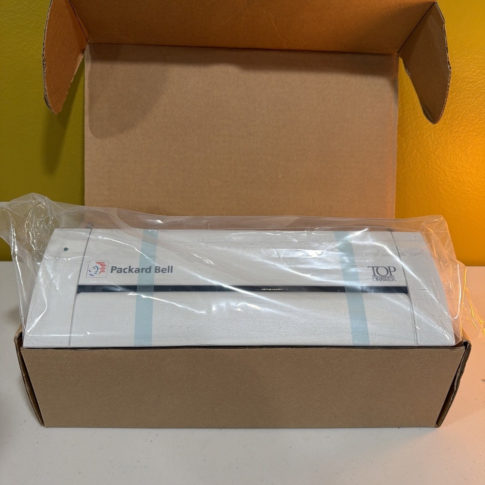 Vintage Packard Bell Top Drawer Scanner PDS-TM301 NOS Open Box Retro PC